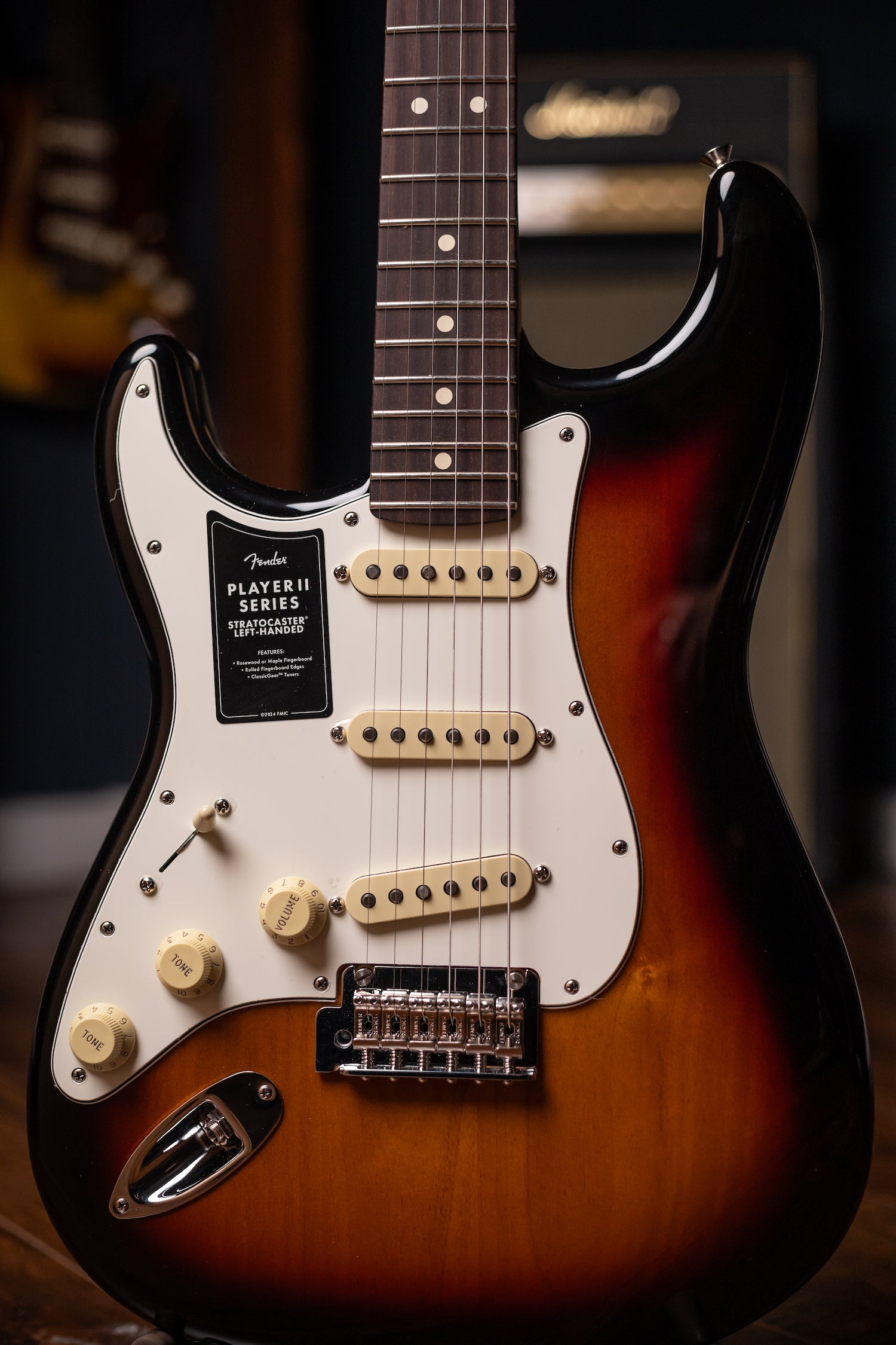 Fender  Player II Stratocaster Left Handed Electric Guitar - 3 Color Sunburst