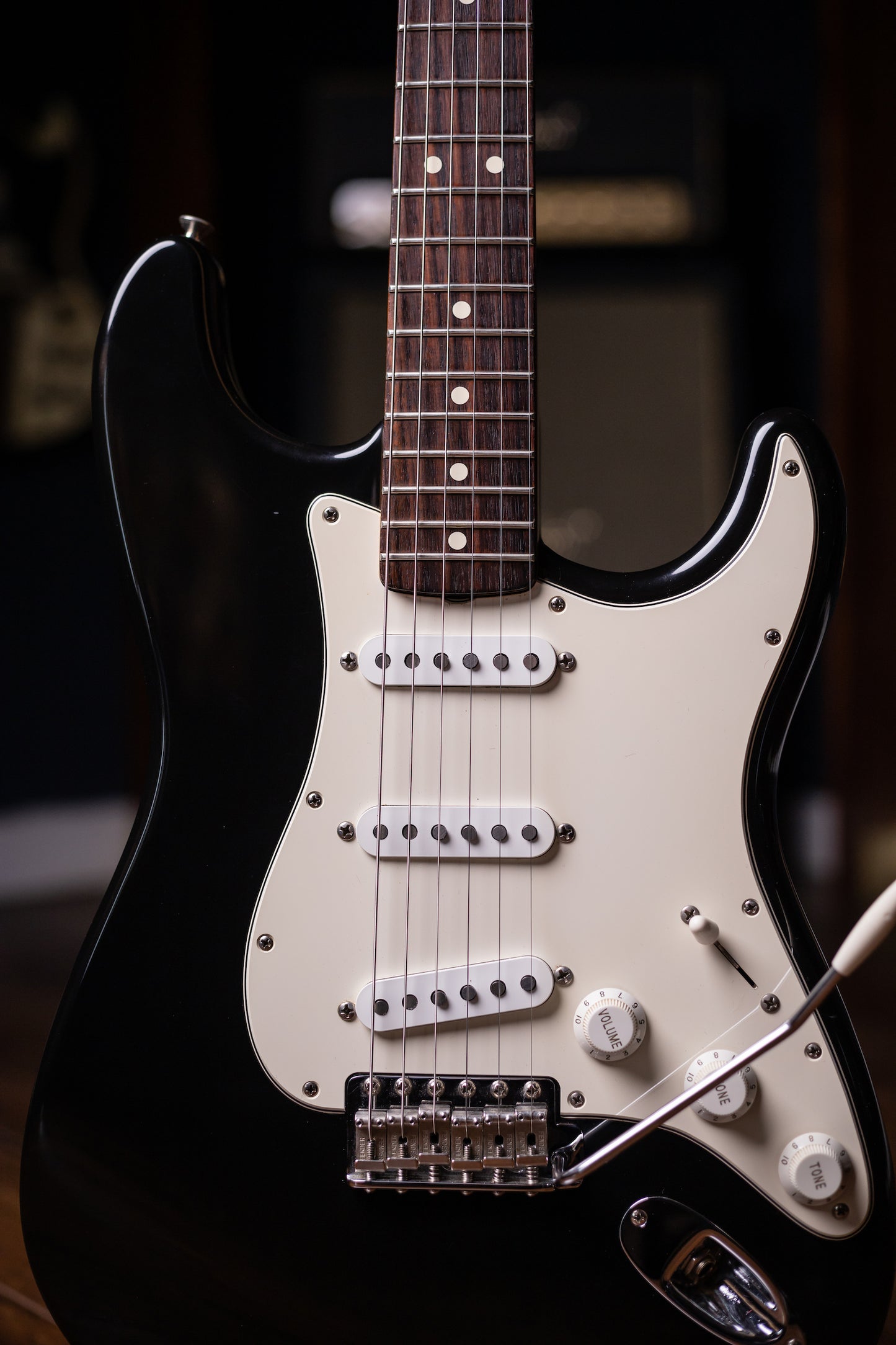 1997 Fender Hendrix Voodoo Stratocaster Electric Guitar - Black