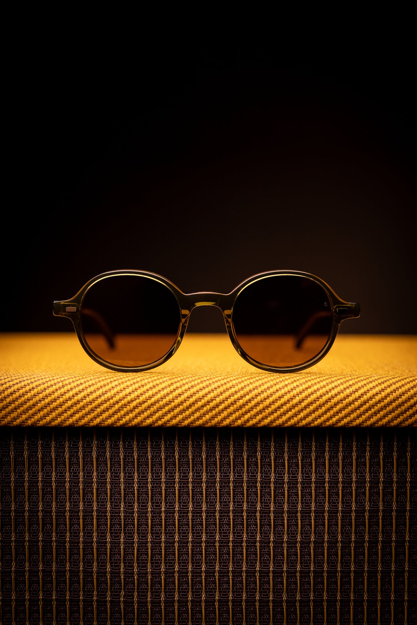 Johann Wolff Sunglasses - Gatsby in Army w/ Brown Polarized Lenses