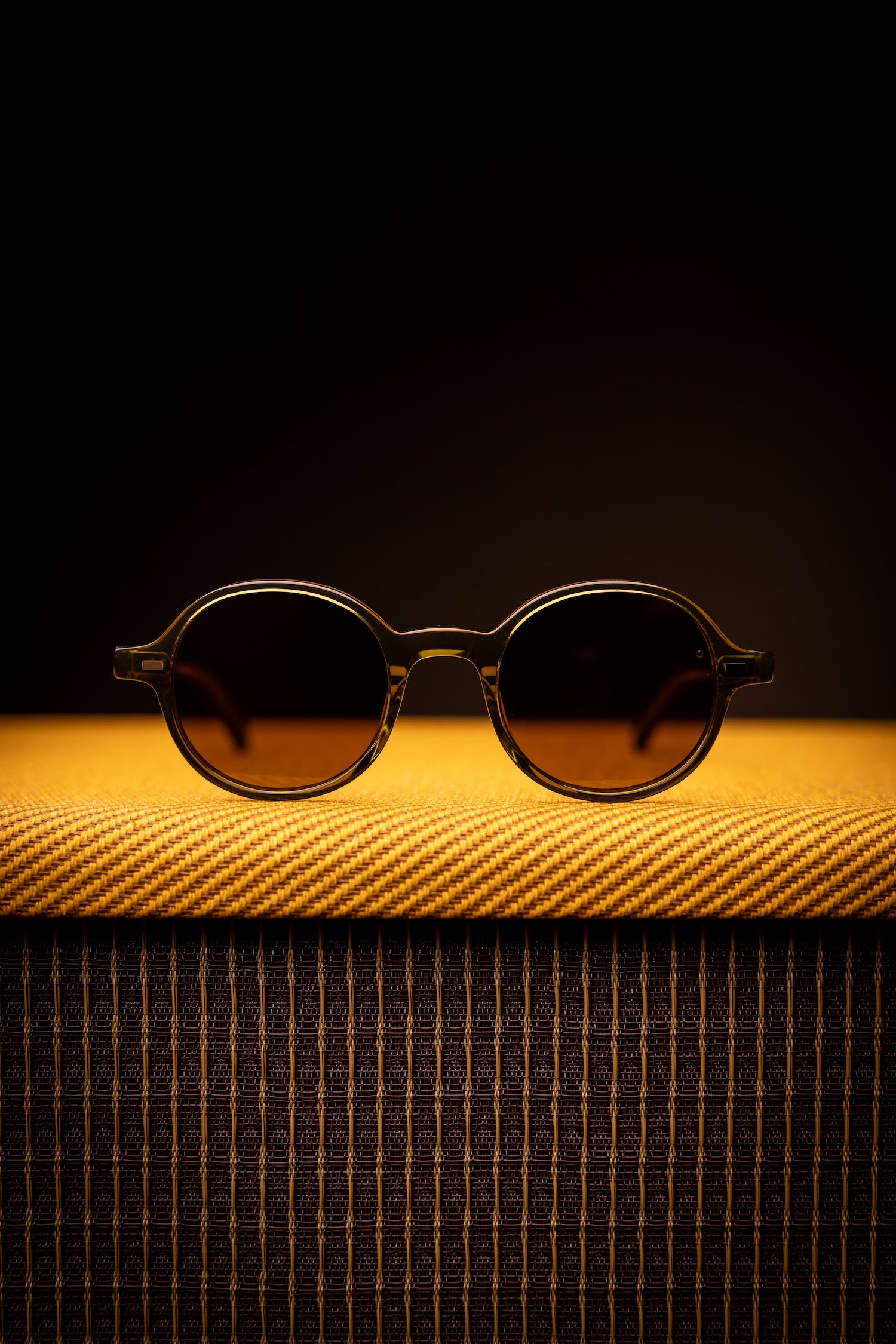 Johann Wolff Sunglasses - Gatsby in Army w/ Brown Polarized Lenses