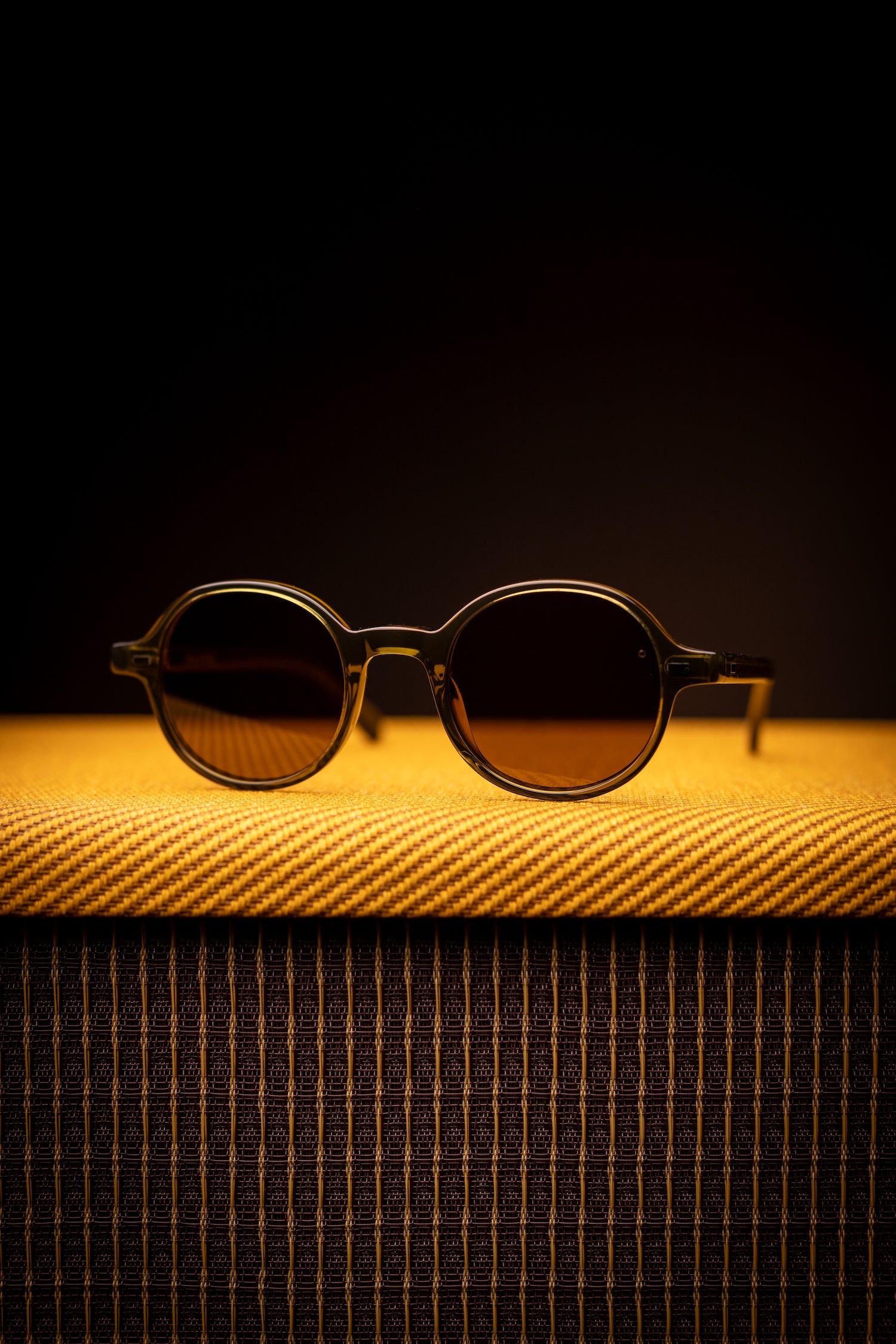 Johann Wolff Sunglasses - Gatsby in Army w/ Brown Polarized Lenses