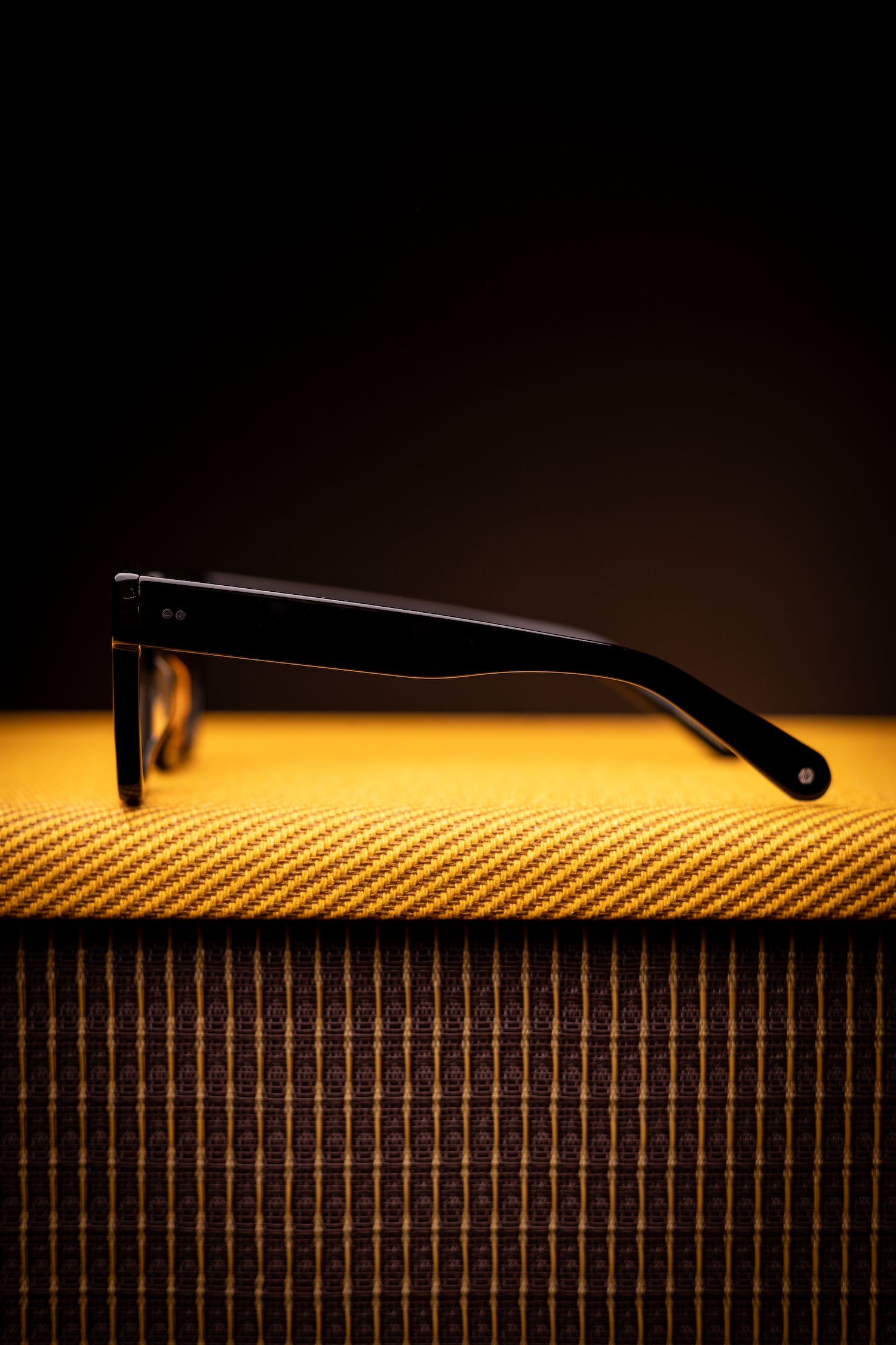 Johann Wolff Sunglasses - Anna in Black w/ Tuscan Polar Lenses