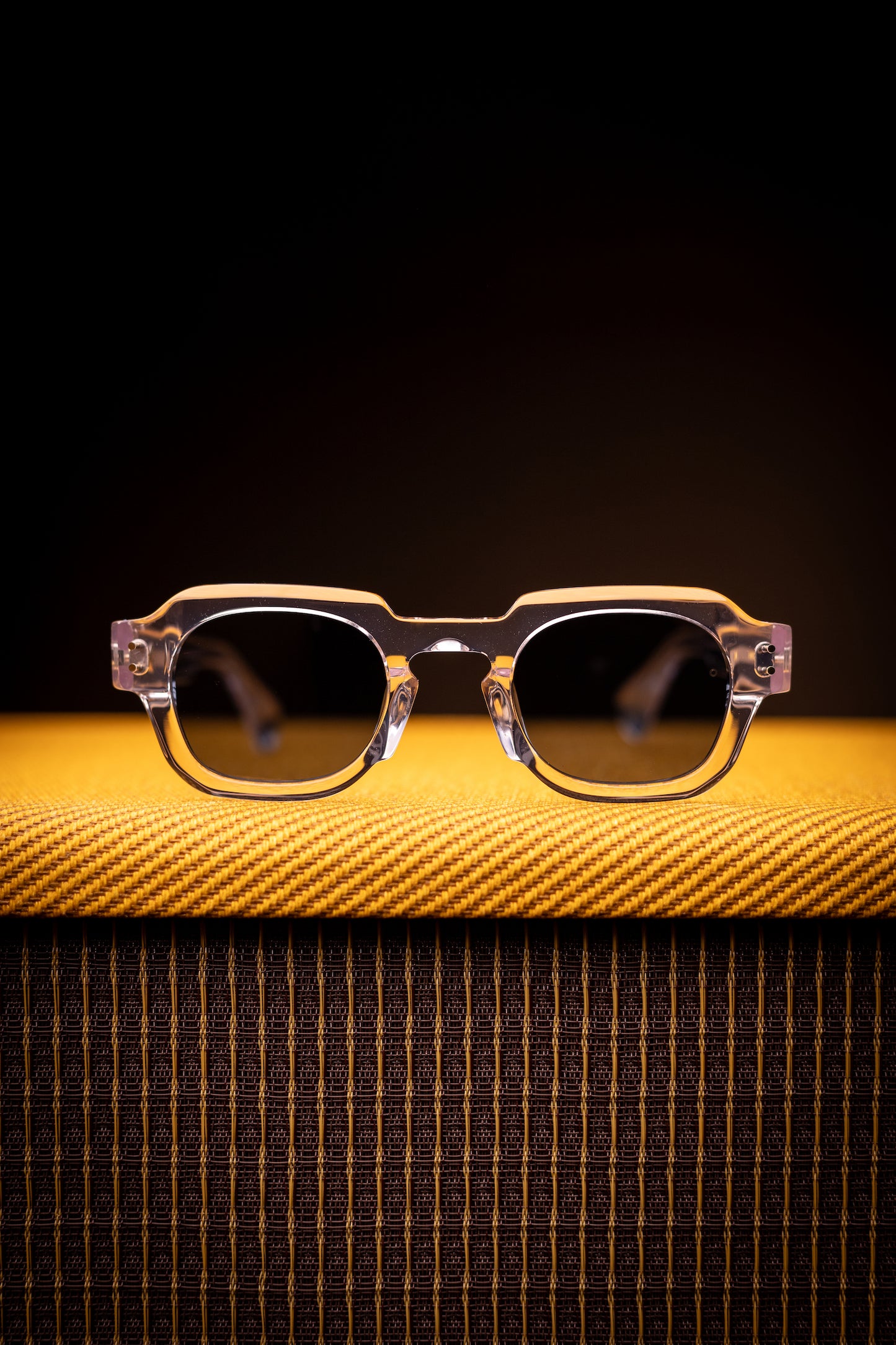Johann Wolff Sunglasses - Bastei in Crystal w/ Blue Polarized Lenses