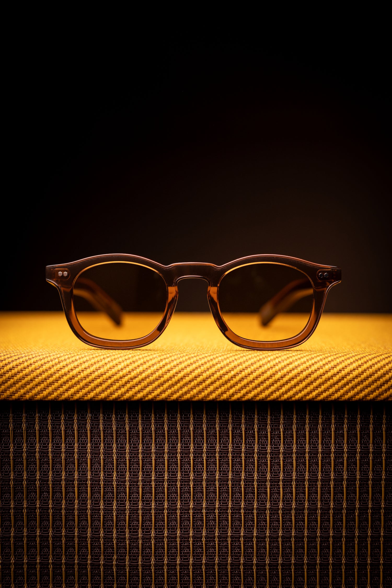 Johann Wolff Sunglasses - Carousel in Camel w/ Burnt Yellow Lenses