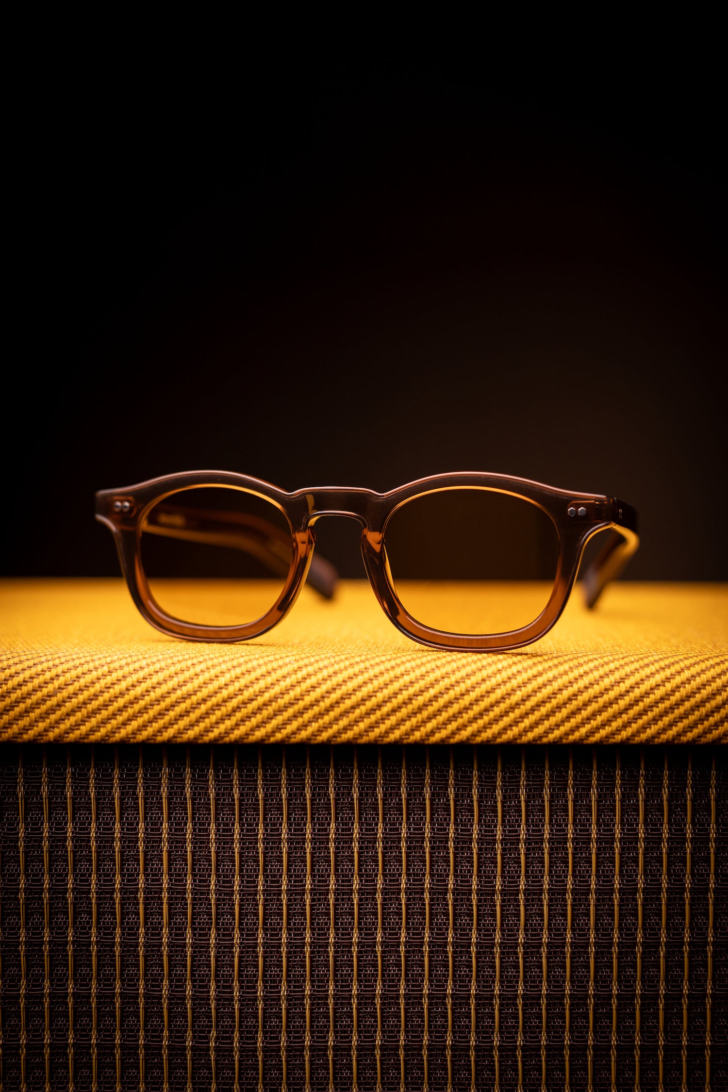 Johann Wolff Sunglasses - Carousel in Camel w/ Burnt Yellow Lenses