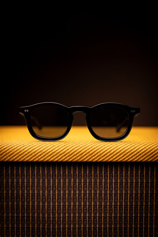 Johann Wolff Sunglasses - Carousel in Black w/ Blue Polar Lenses