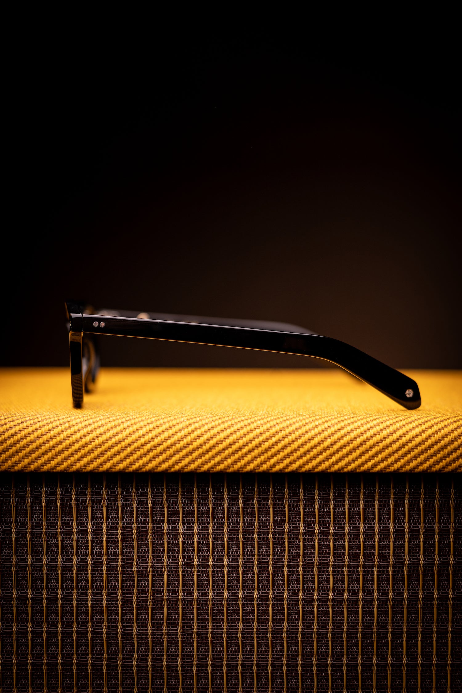 Johann Wolff Sunglasses - Carousel in Black w/ Blue Polar Lenses