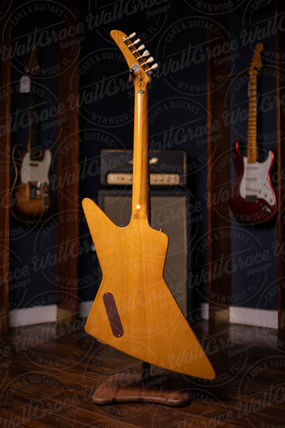 Epiphone 1958 Korina Explorer Electric Guitar - Natural W/ White Pickguard