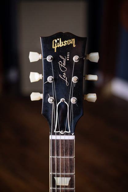2022 Gibson Custom Shop Sergio Vallin Owned and Stage Used Les Paul Standard Reissue 1958 Murphy Lab Ultra Light Aged Electric Guitar- Bourbon Burst