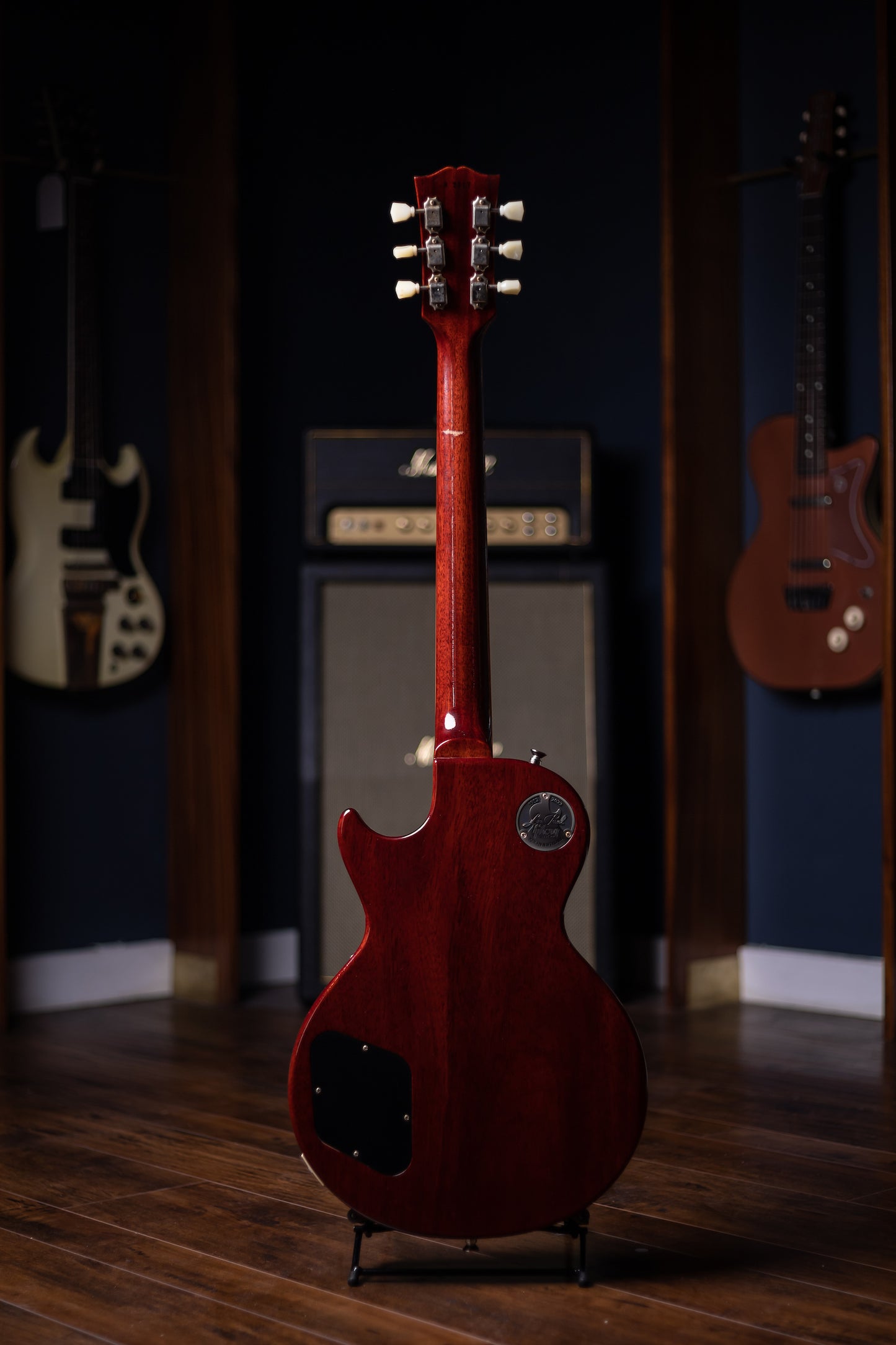 2022 Gibson Custom Shop Sergio Vallin Owned and Stage Used Les Paul Standard Reissue 1958 Murphy Lab Ultra Light Aged Electric Guitar- Bourbon Burst