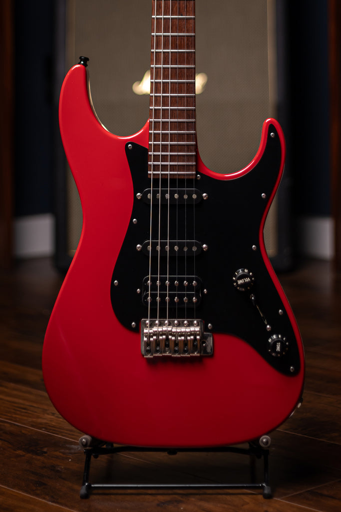 Used Marchione Vintage Tremolo Electric Guitar - Red With Original Case