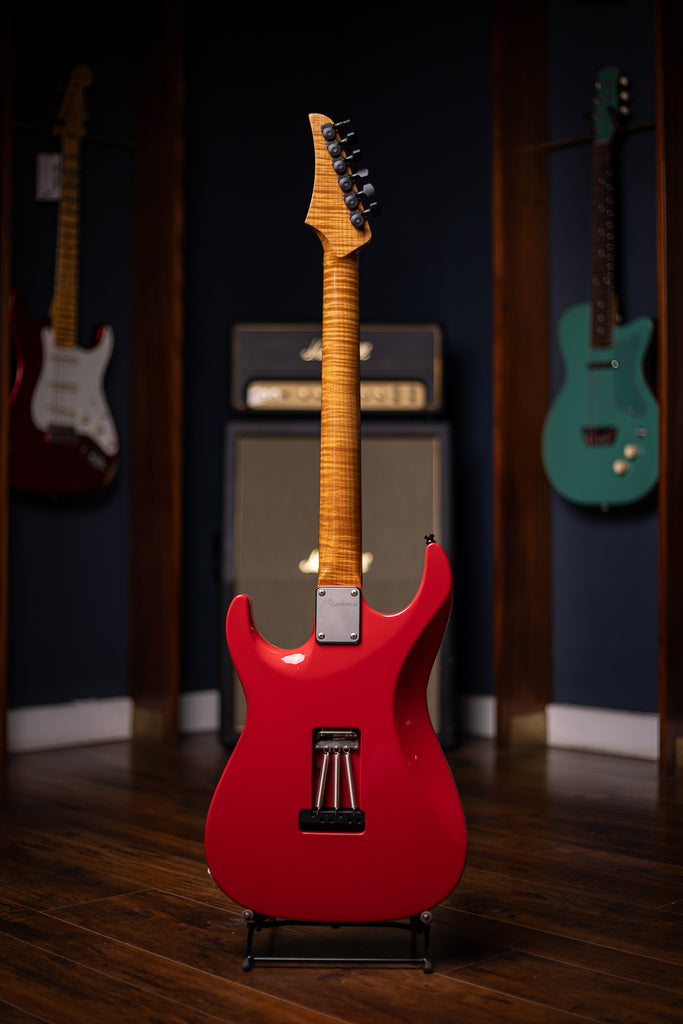 Used Marchione Vintage Tremolo Electric Guitar - Red With Original