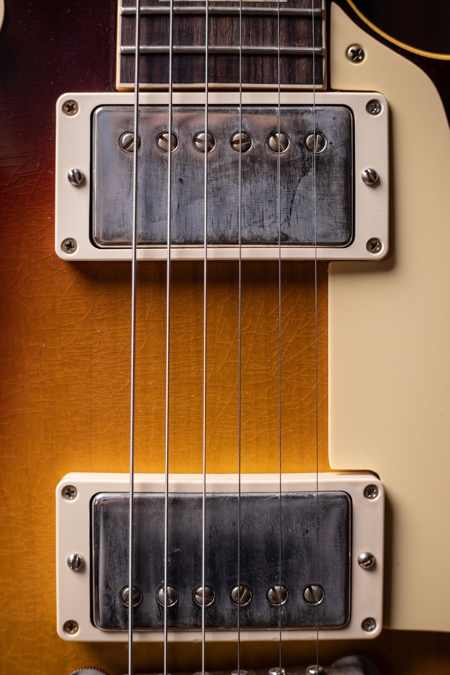 2022 Gibson Custom Shop Sergio Vallin Owned and Stage Used Les Paul Standard Reissue 1958 Murphy Lab Ultra Light Aged Electric Guitar- Bourbon Burst
