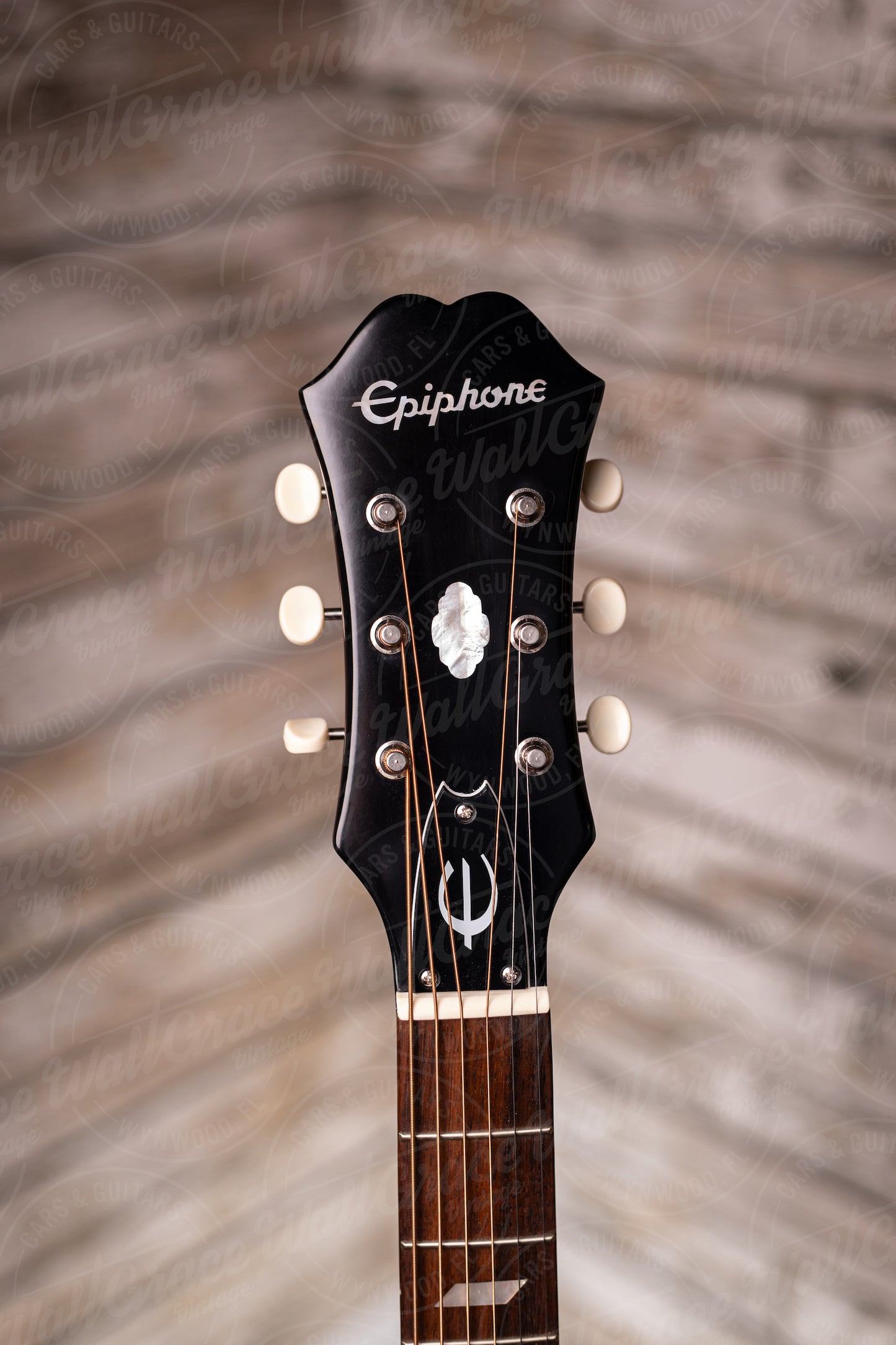 Epiphone Masterbilt Texan Acoustic-Electric Guitar - Faded Cherry Aged