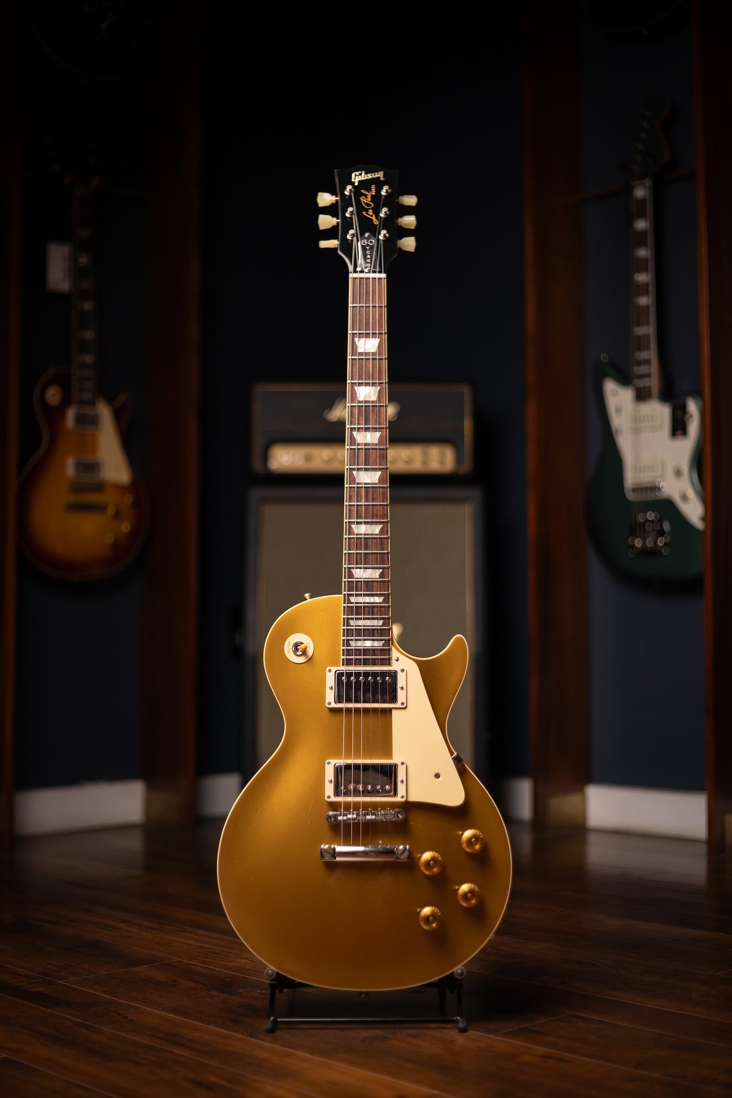 2014 Gibson Les Paul 60th Anniversary 1957 Reissue Electric Guitar - Gold Sparkle