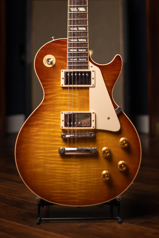 2014 Gibson Les Paul Long Scale Electric Guitar - Iced Tea Burst
