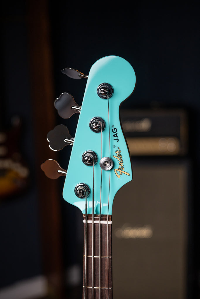 Fender Mark Hoppus Jaguar Rosewood Fingerboard Bass - Sea Foam Green