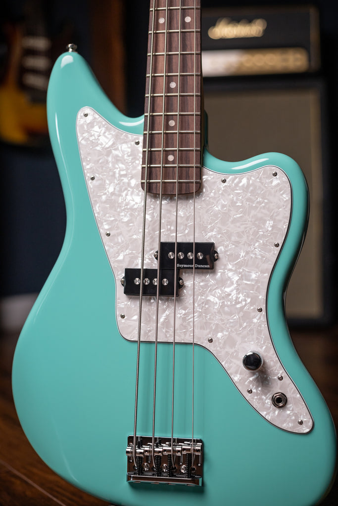 Fender Mark Hoppus Jaguar Rosewood Fingerboard Bass - Sea Foam Green