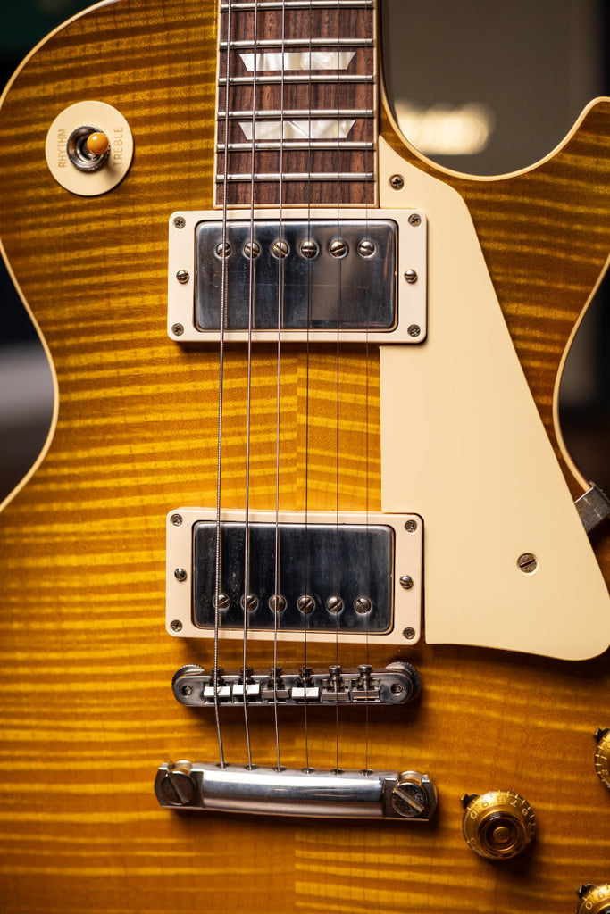 2019 Gibson 1959 Les Paul Reissue 60th Anniversary Gold Book Electric Guitar - Dirty Lemon