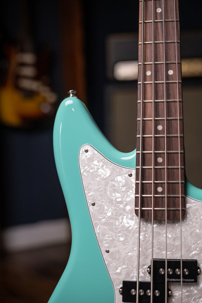 Fender Mark Hoppus Jaguar Rosewood Fingerboard Bass - Sea Foam Green