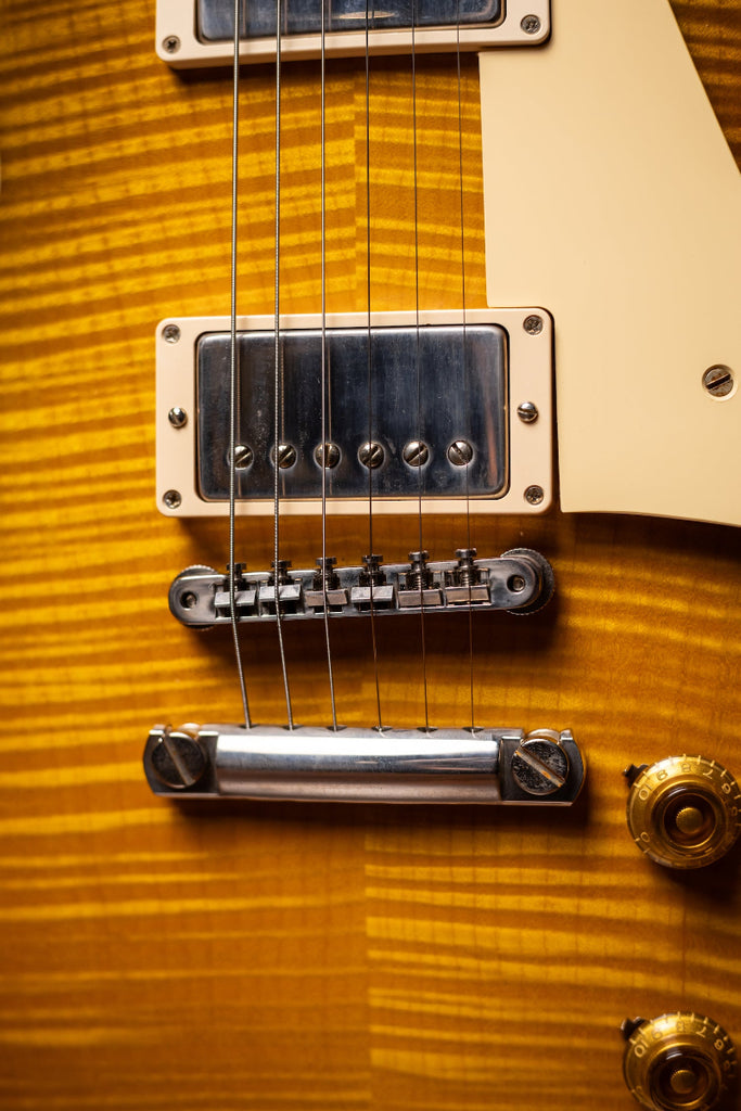 2019 Gibson 1959 Les Paul Reissue 60th Anniversary Gold Book Electric Guitar - Dirty Lemon