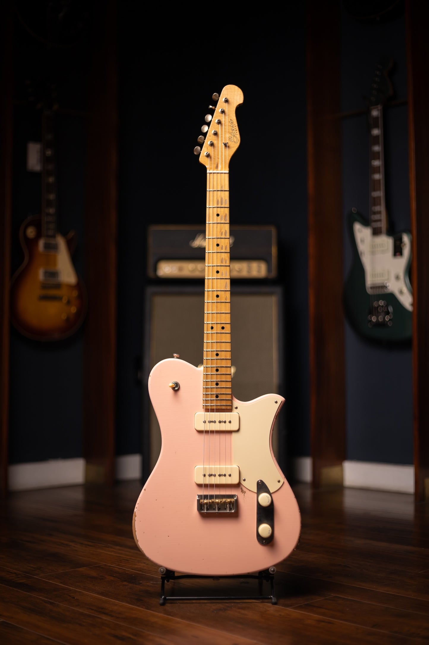 Starr Guitars Tomcat Electric Guitar - Shell Pink
