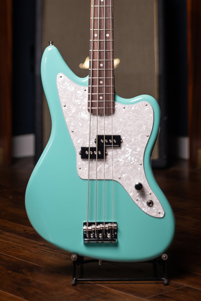 Fender Mark Hoppus Jaguar Rosewood Fingerboard Bass - Sea Foam Green