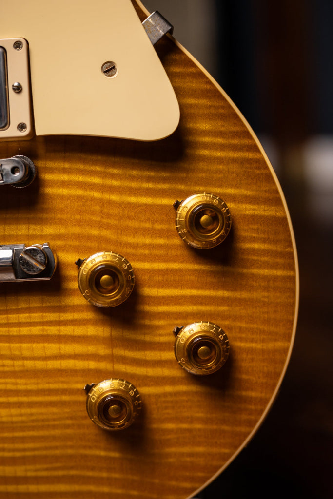 2019 Gibson 1959 Les Paul Reissue 60th Anniversary Gold Book Electric Guitar - Dirty Lemon