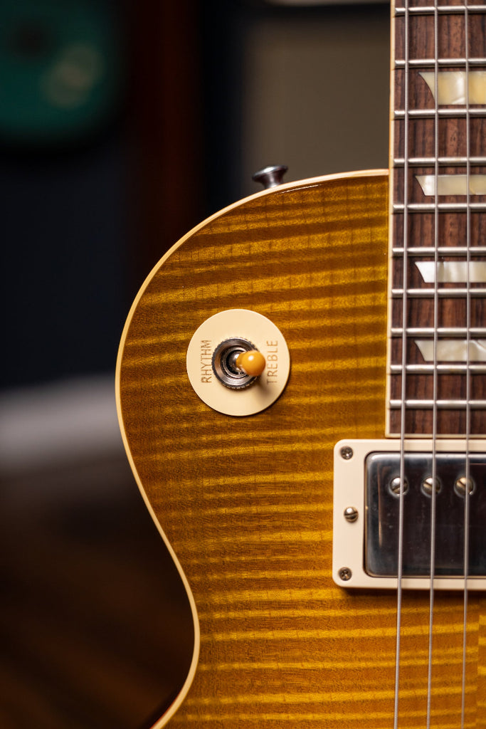 2019 Gibson 1959 Les Paul Reissue 60th Anniversary Gold Book Electric Guitar - Dirty Lemon