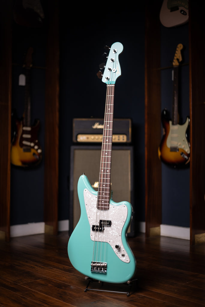 Fender Mark Hoppus Jaguar Rosewood Fingerboard Bass - Sea Foam Green