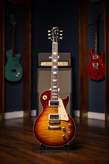 2019 Gibson 1959 Les Paul Reissue 60th Anniversary Gold Book Electric Guitar - Heritage Burst