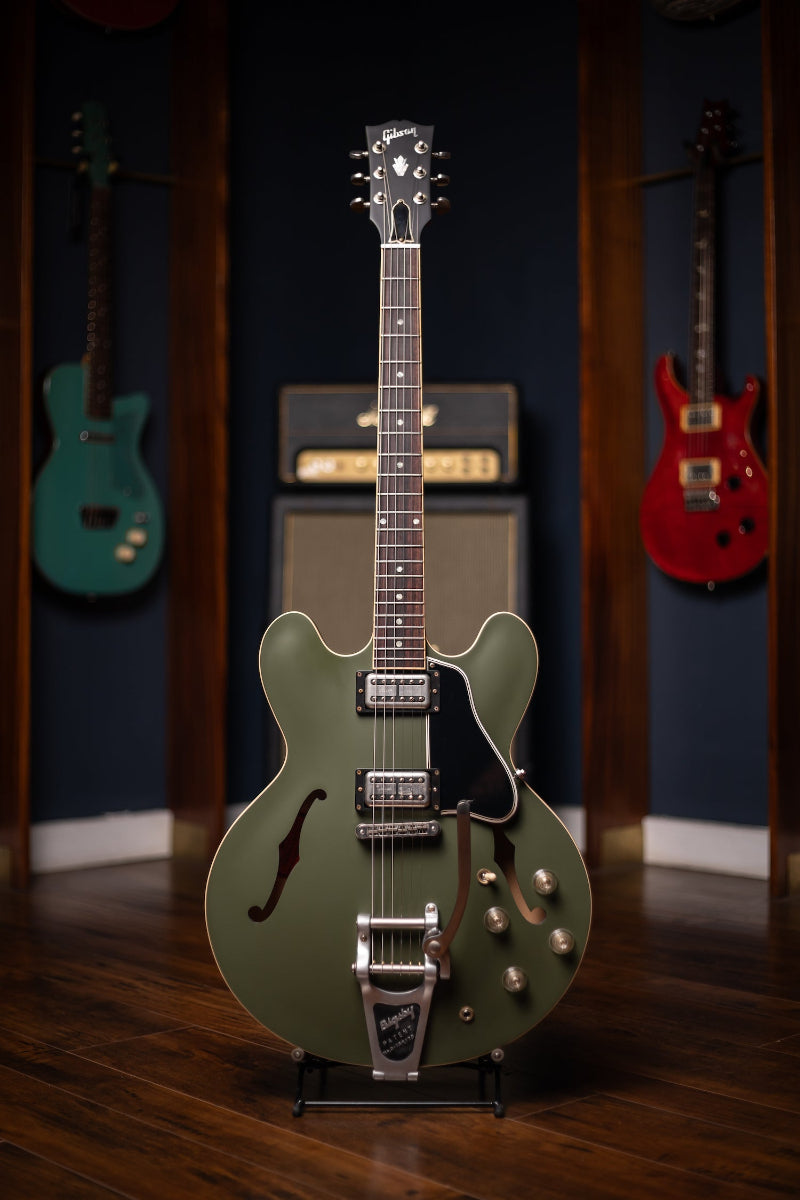 2019 Gibson Custom Shop Chris Cornell ES-335 71 of 250 Electric Guitar - Olive Green