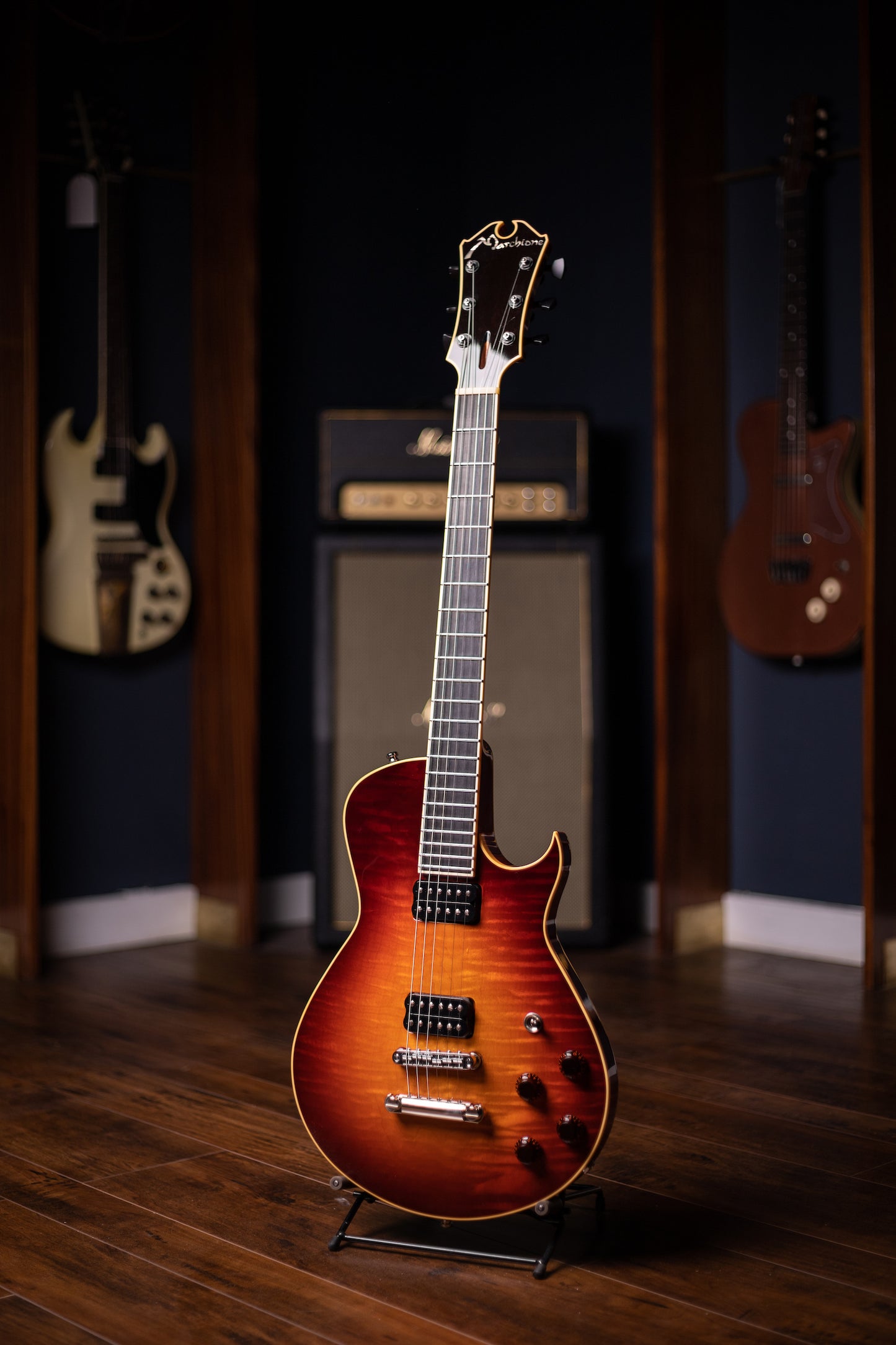 2021 Marchione Master Burst Electric Guitar - Sunburst
