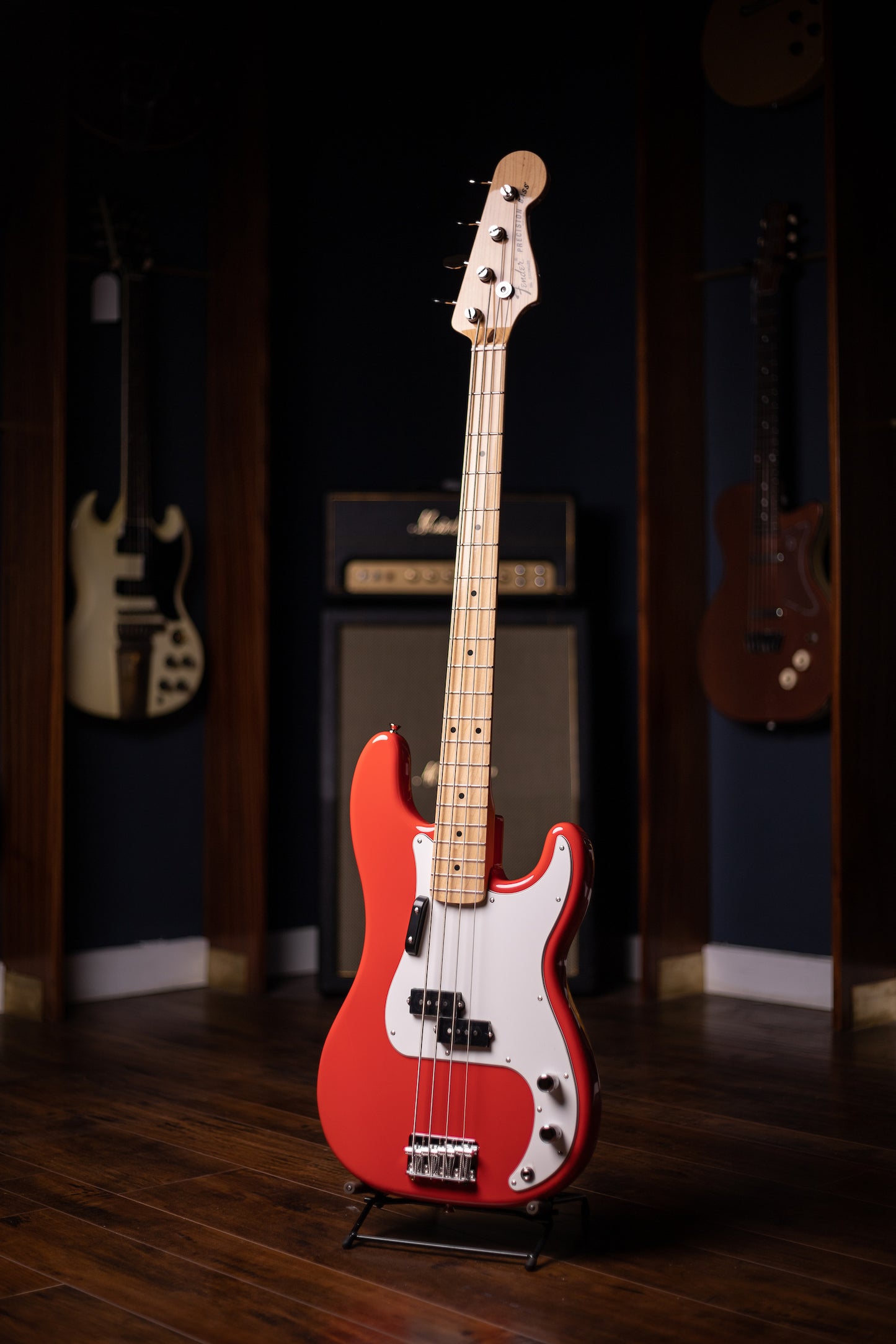 Fender Made in Japan Limited International Color Precision Bass - Morocco Red