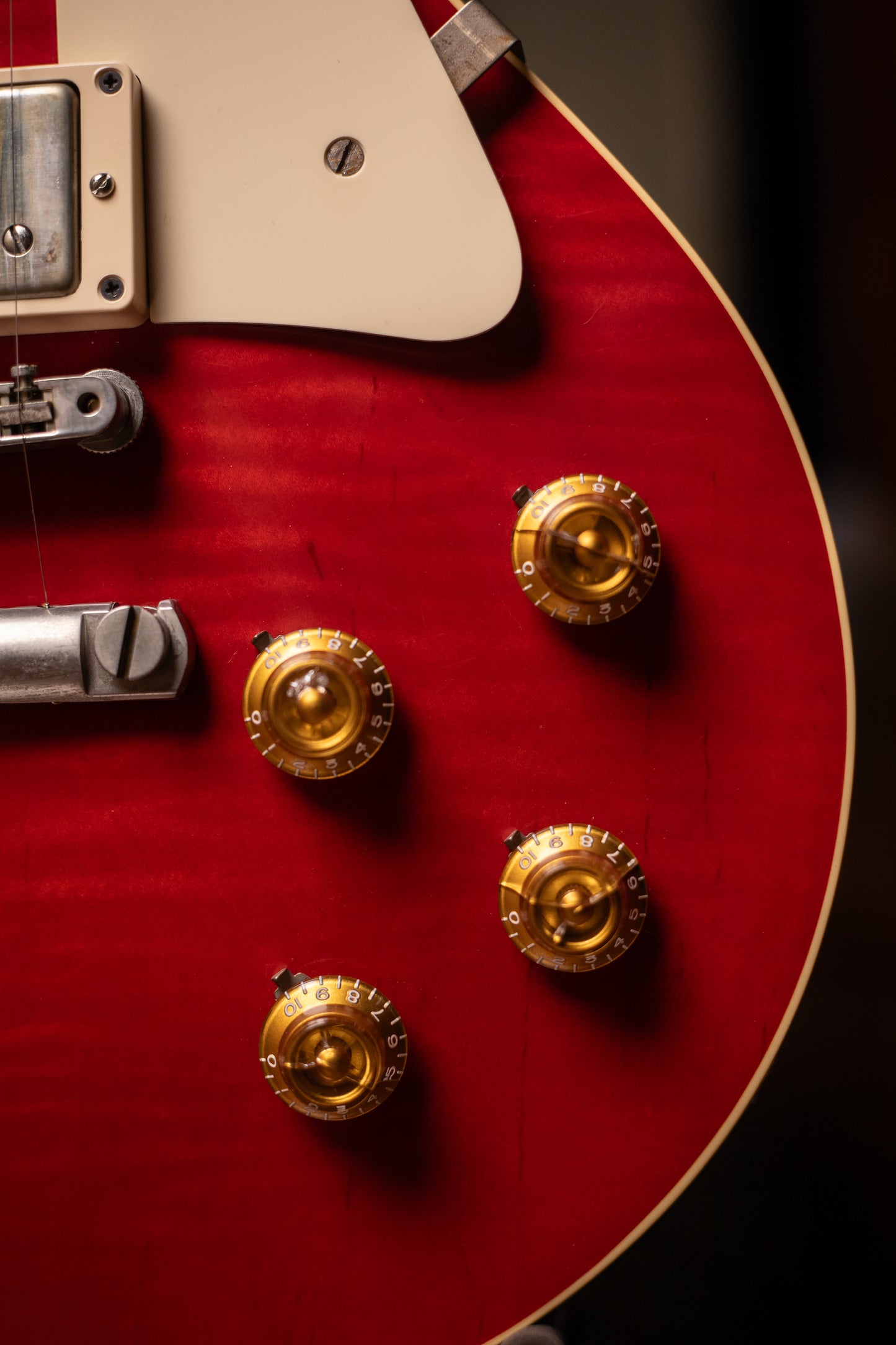 2014 Gibson Custom Shop 1958 Les Paul Reissue Flametop VOS Electric Guitar - Trans Red