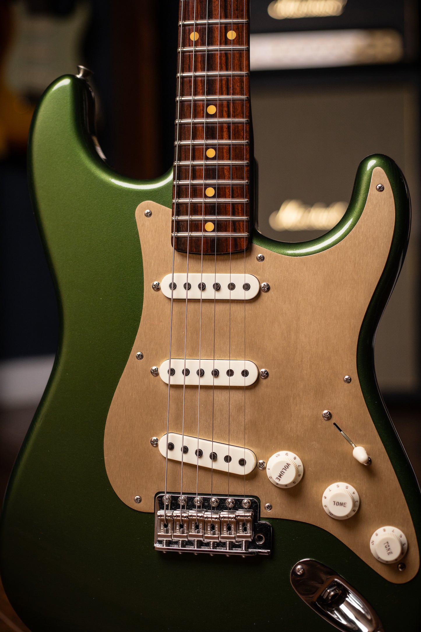 2022 Fender LTD 1957 Stratocaster Closet Classic Solid Rosewood Neck Electric Guitar - Cadillac Green