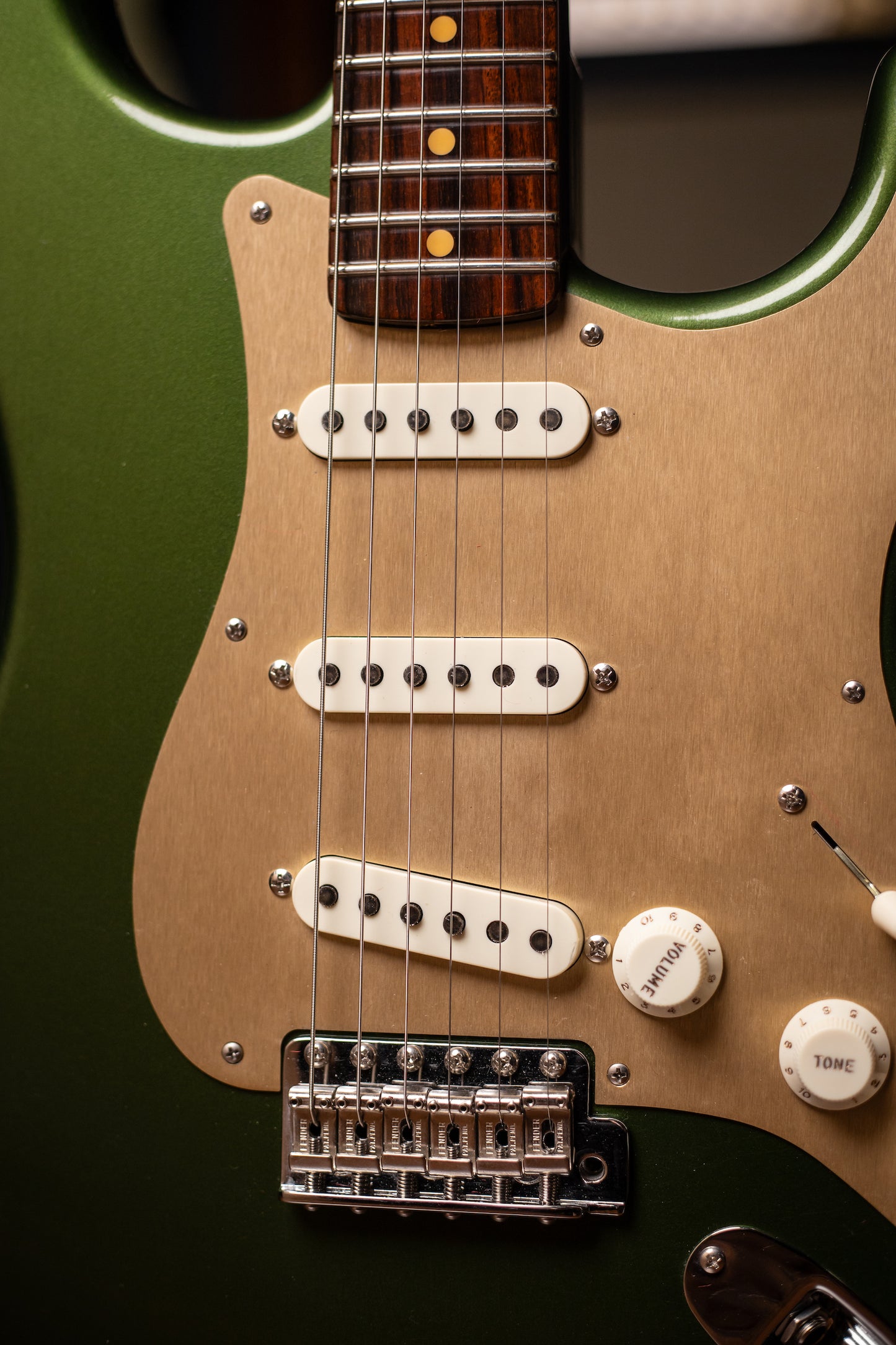 2022 Fender LTD 1957 Stratocaster Closet Classic Solid Rosewood Neck Electric Guitar - Cadillac Green