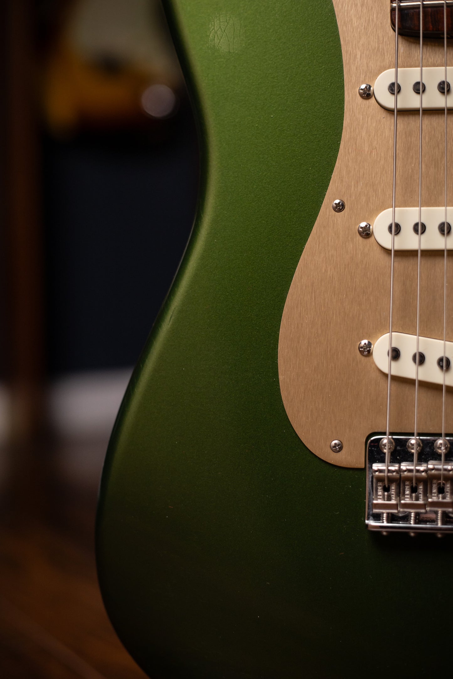 2022 Fender LTD 1957 Stratocaster Closet Classic Solid Rosewood Neck Electric Guitar - Cadillac Green