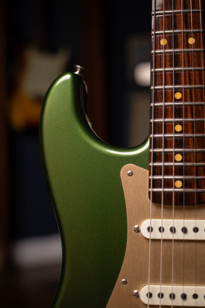 2022 Fender LTD 1957 Stratocaster Closet Classic Solid Rosewood Neck Electric Guitar - Cadillac Green