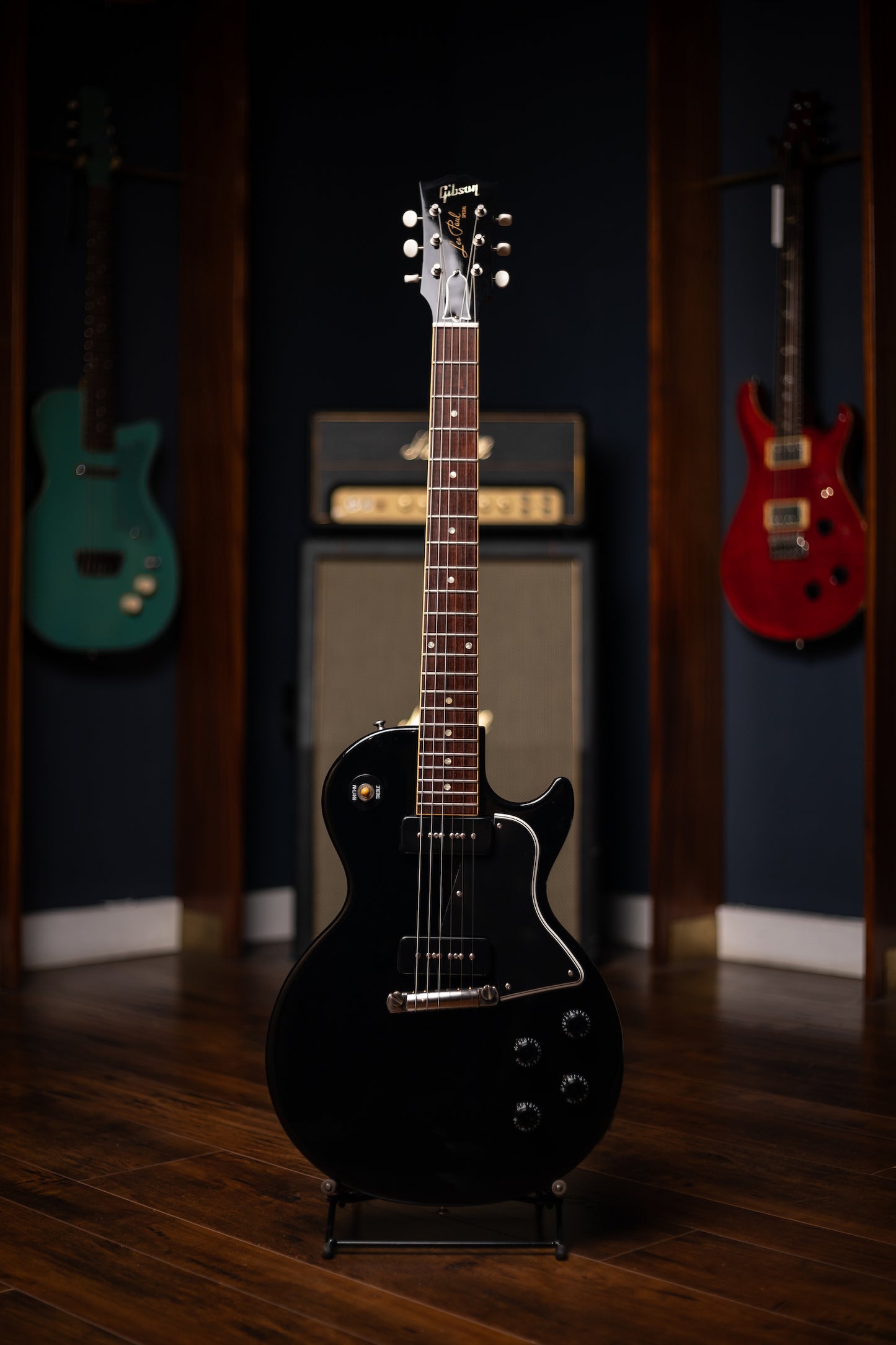 2008 Gibson Custom Shop 1960 Les Paul Special / Large Neck Electric Guitar - Ebony