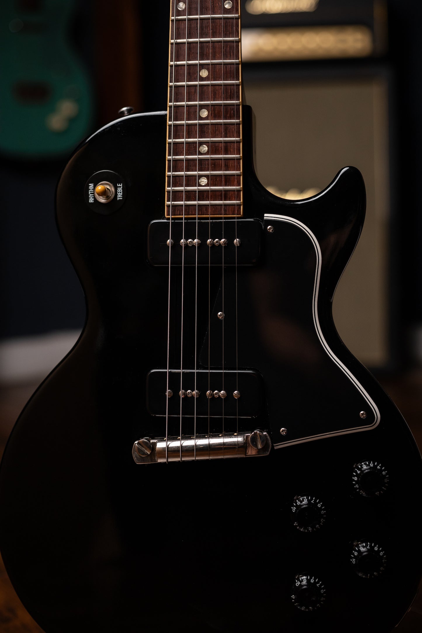 2008 Gibson Custom Shop 1960 Les Paul Special / Large Neck Electric Guitar - Ebony