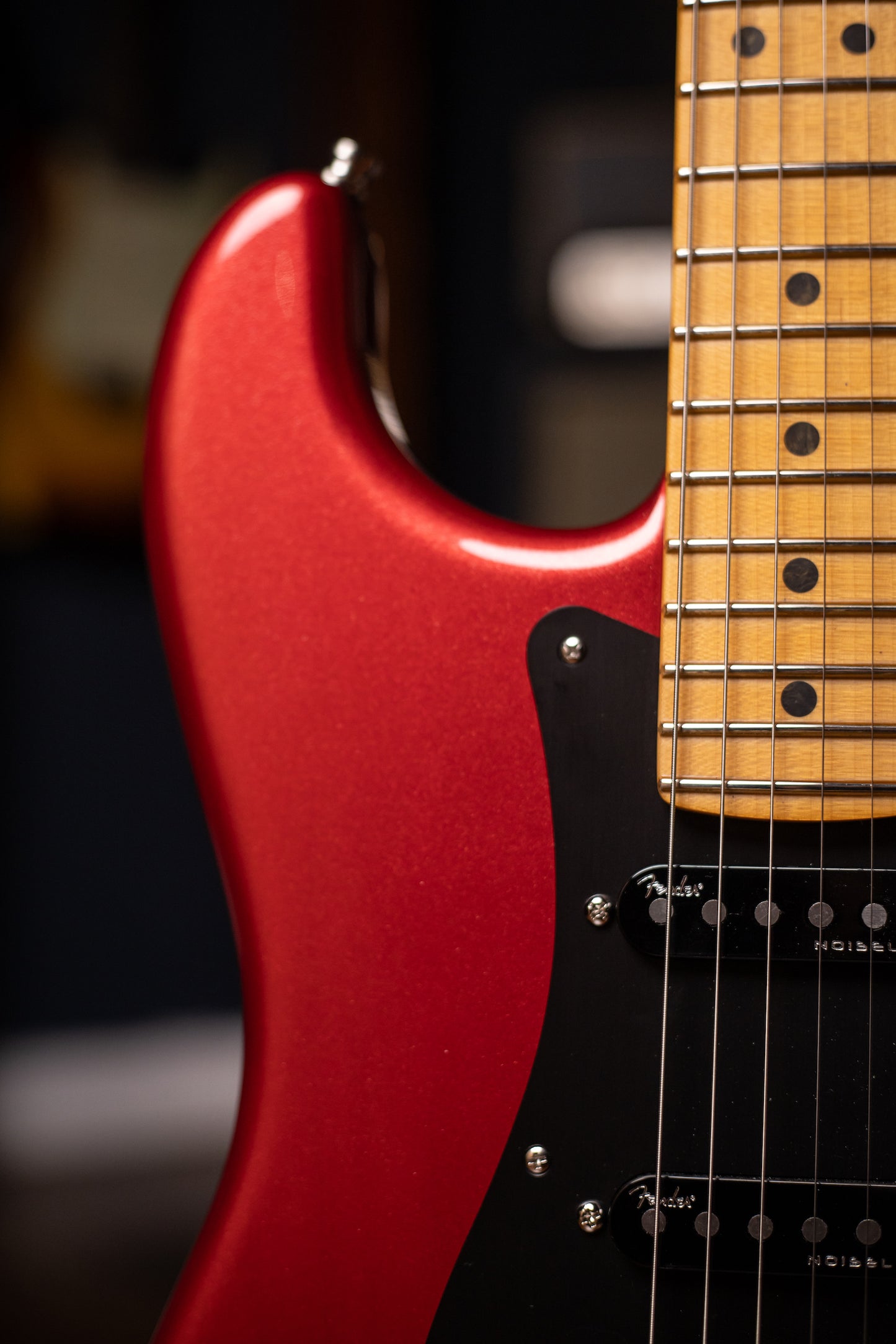 Fender American Ultra II Stratocaster HSS Electric Guitar - Sinister Red