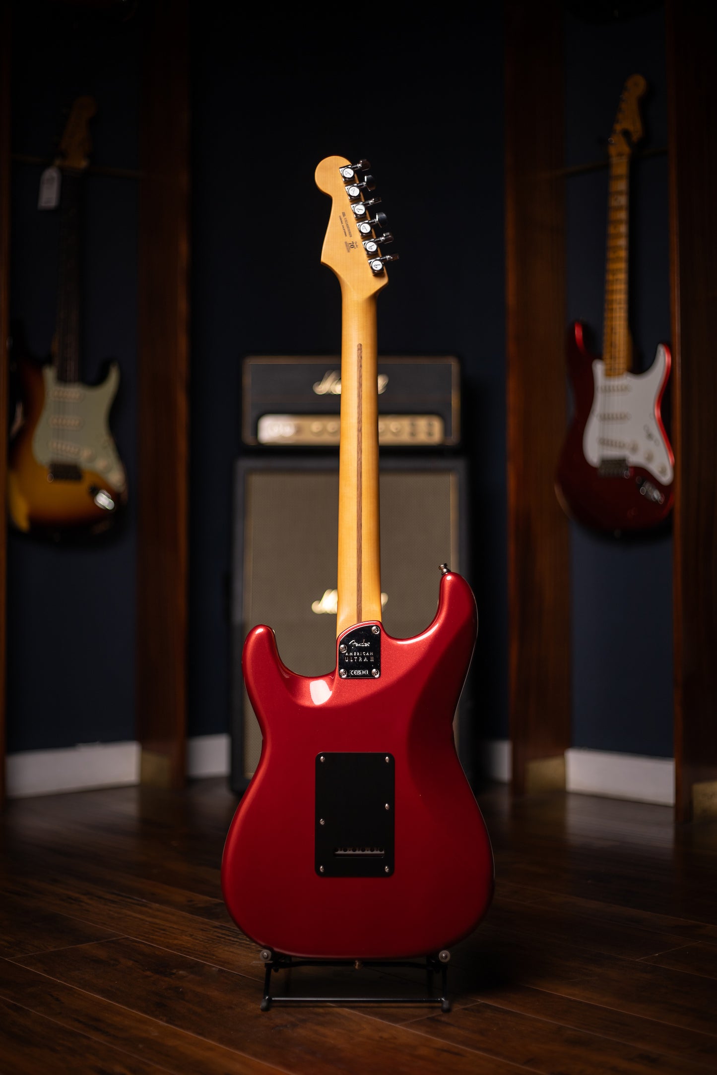 Fender American Ultra II Stratocaster HSS Electric Guitar - Sinister Red