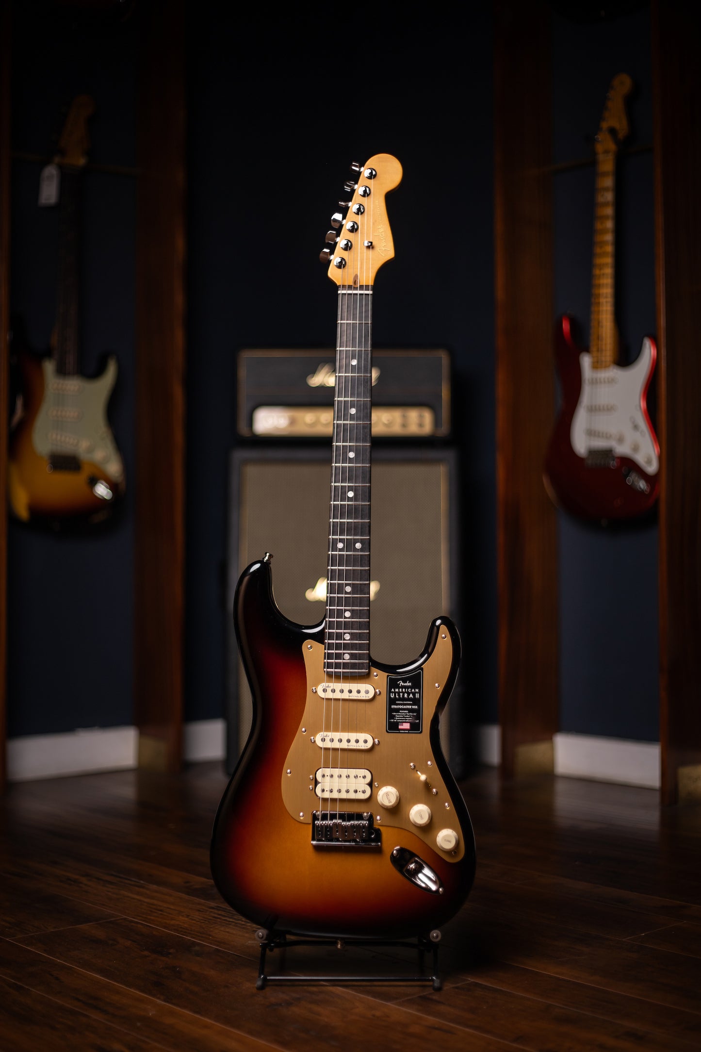 Fender American Ultra II Stratocaster HSS Electric Guitar - Ultraburst