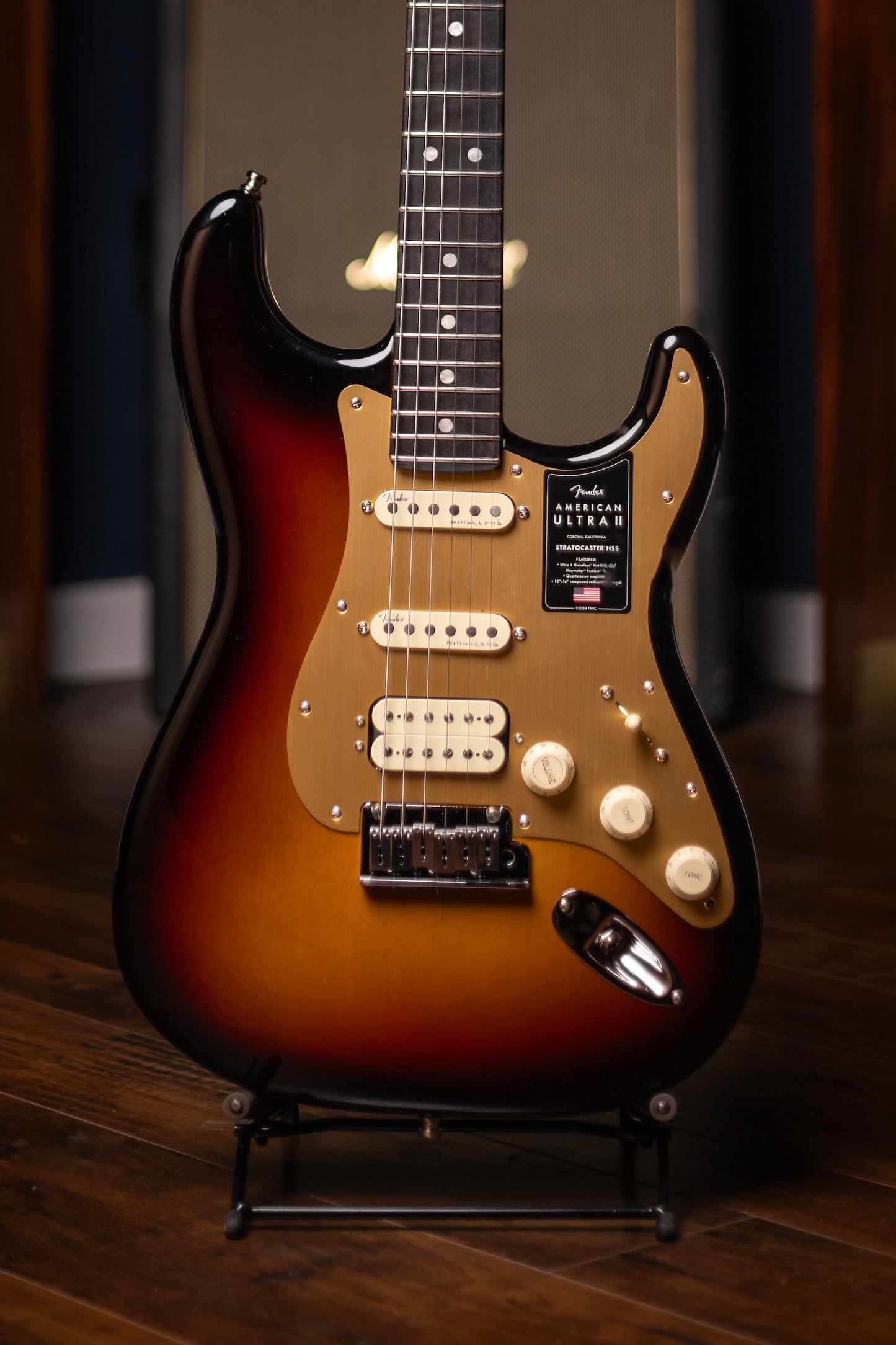 Fender American Ultra II Stratocaster HSS Electric Guitar - Ultraburst