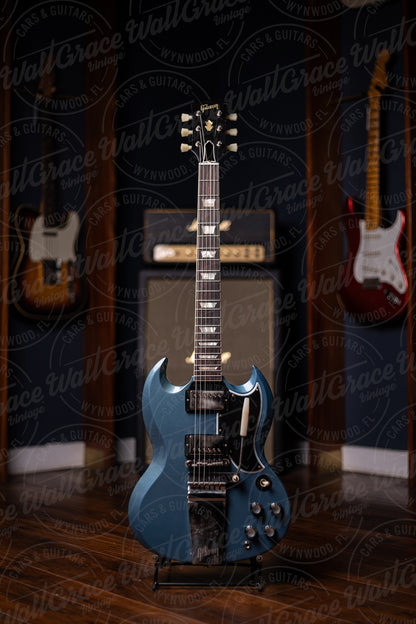 Gibson Custom Shop Murphy Lab 1964 SG Standard Reissue W/ Maestro Light Aged Electric Guitar - Antique Pelham Blue