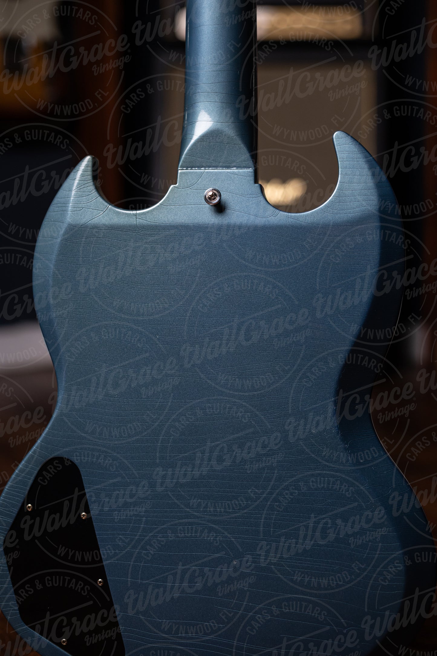 Gibson Custom Shop Murphy Lab 1964 SG Standard Reissue W/ Maestro Light Aged Electric Guitar - Antique Pelham Blue