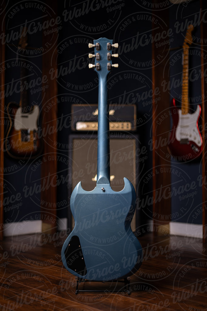 Gibson Custom Shop Murphy Lab 1964 SG Standard Reissue W/ Maestro Light Aged Electric Guitar - Antique Pelham Blue