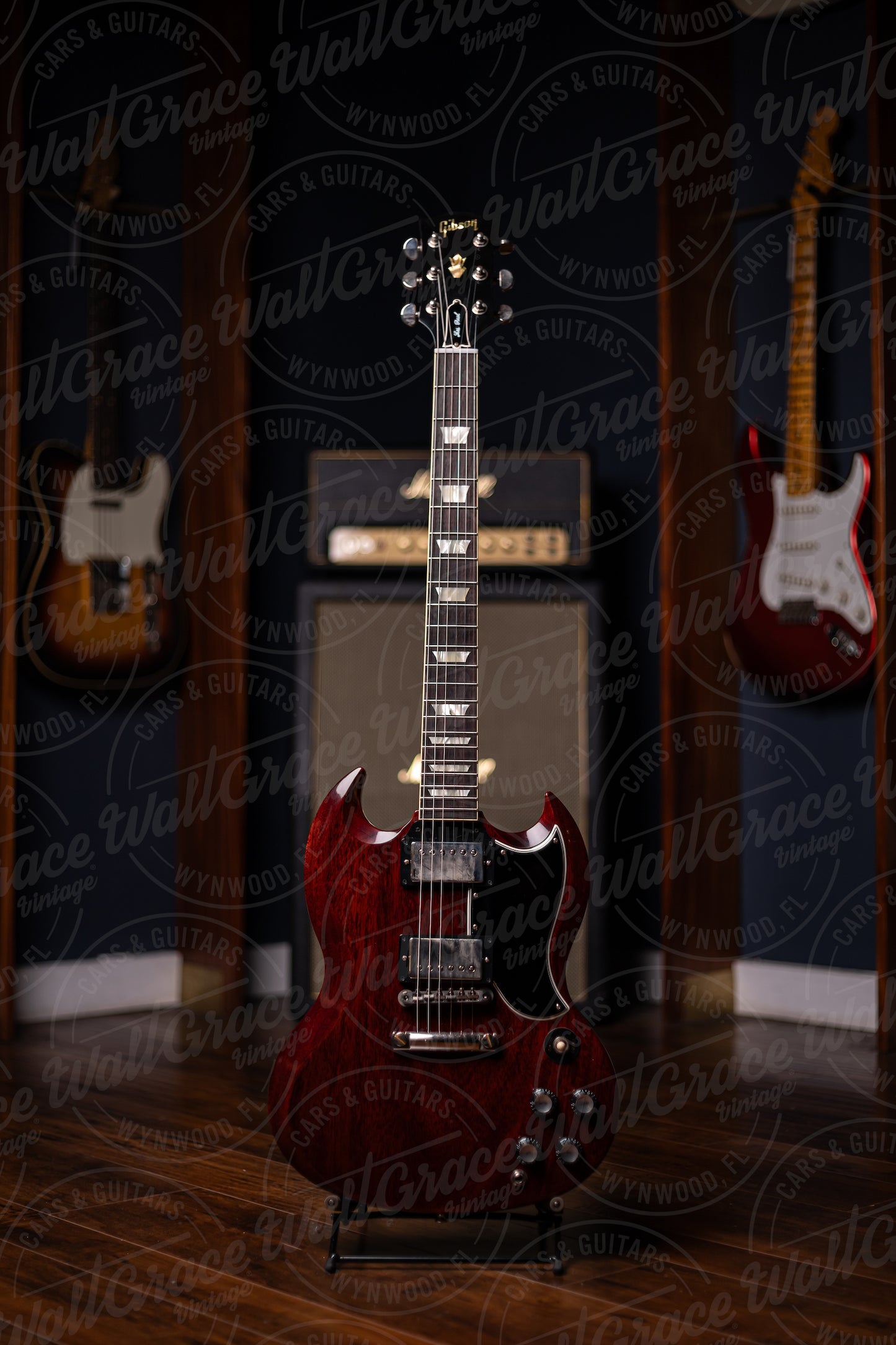 Gibson Custom Shop 1961 SG Standard w/ Stop Bar VOS Electric Guitar - Cherry Red