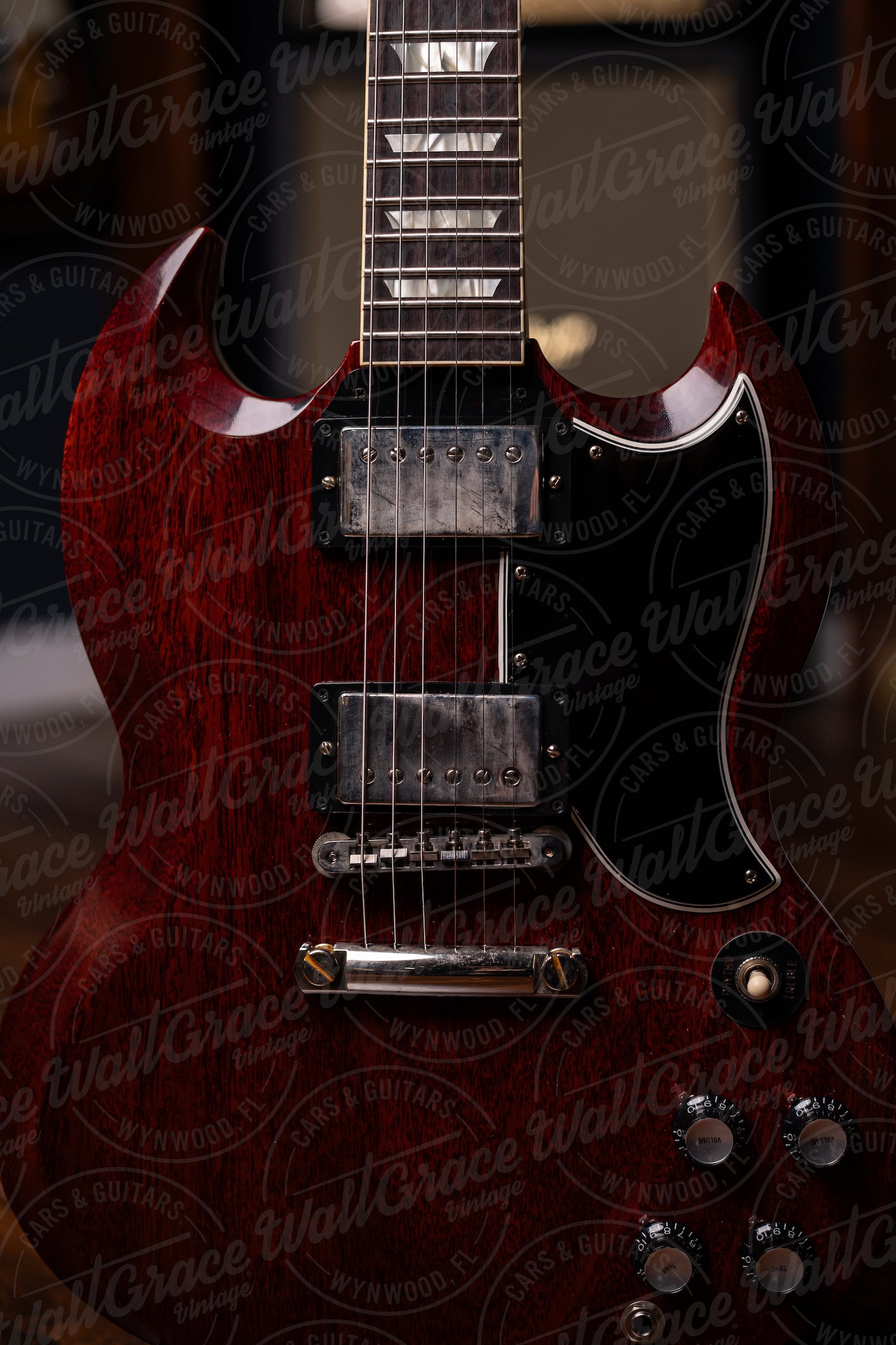 Gibson Custom Shop 1961 SG Standard w/ Stop Bar VOS Electric Guitar - Cherry Red